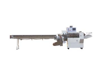 Máquina de envasado horizontal conalimentación de película inferior automática serie BJWF