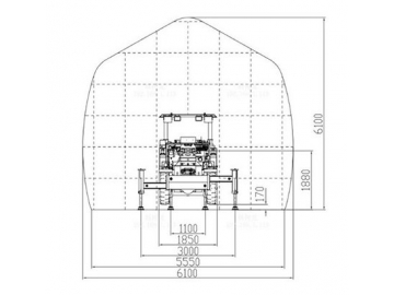 Jumbo Hidráulico de Perforación, CYTJ45 (HT81)  (para Excavación de Túneles y Cavernas)