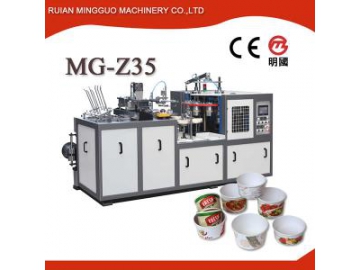 Máquina para fabricar vasos de papel de velocidad media MG-12/22