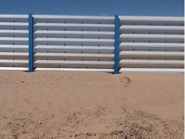 Barreras de protección contra la arena para desierto