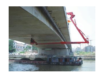 Vehículo de inspección de puentes (con canastilla)