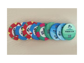 Fichas y token de póker de cerámica