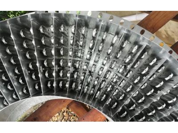 Molde rotativo de acero inoxidable para máquina de hacer helado de 6 paletas de ancho