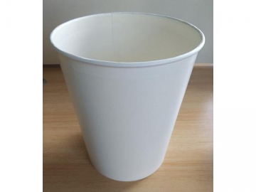 Formadora para recipientes descartables automática y para baldes de comida (Máquina para envases desechables, fabrica baldes de papel y recipientes de papel reciclado como tazones y tazas de papel para cenar)