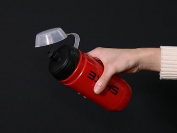 Botella de agua LDPE con tapa push pull