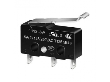 Micro interruptor con palanca arco NS-5W/10W