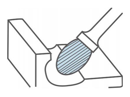 Fresa Rotativa Oval; Fresa Rotativa Gota; Fresa Rotativa de Carburo en Forma Ovalada; Limas Rotativas