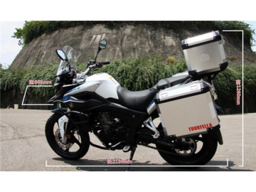 Alforja de aluminio para motocicleta Zongshen