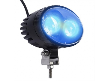 Reflector de seguridad con dos LEDs azules  para montacargas