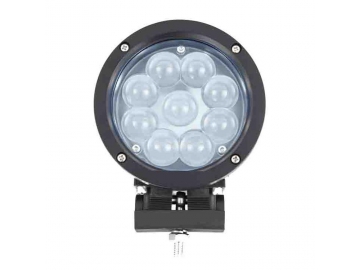 Reflector LED de seguridad con 9 LEDs grandes azules para montacargas