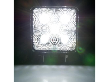 Faro LED cuadrado de 4 pulgadas para montacargas 15W
