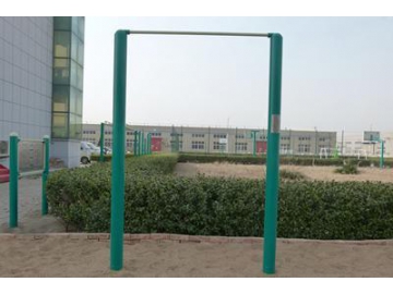 Barra horizontal para gimnasio al aire libre