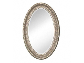 Espejo ovalado de pared con marco