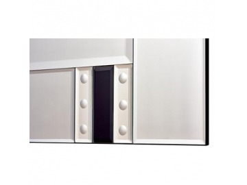 Espejo rectangular con marco de aglomerado