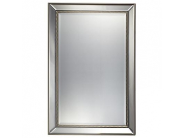 Espejo rectangular con marco de poliestireno