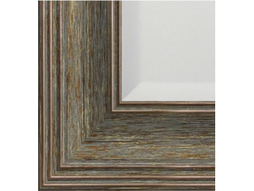 Espejo rectangular con marco de poliestireno para dormitorio