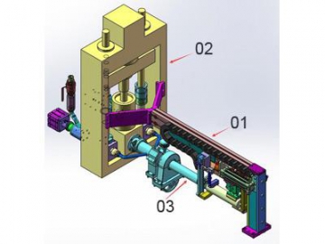 Llenadora de pistón con mezcladora de color  (GRQY-H3-300 con sellador para alta viscosidad)