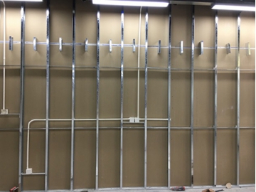 Estructura para construcción en seco (drywall)