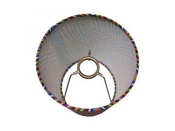 Pantalla para Lámpara, Forma Cilíndrica de Seda con Diseños Variados  DJL0425