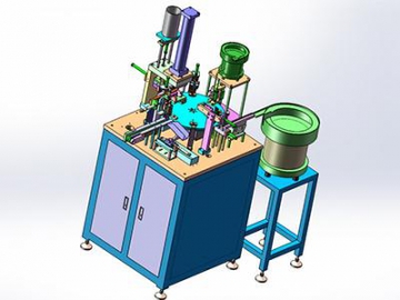 Sistema de montaje automatizado para tapón de vena del block de aceite