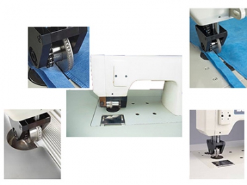 Máquina de coser ultrasónica, Máquina de soldadura ultrasónica para tela (soldadura de costura enrollable)