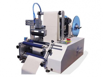 Máquina etiquetadora semiautomática  con impresión AS-C12A