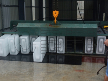 Máquina para Hacer Hielo en Bloques con Salmuera de 20 Toneladas para Cliente de Zhaoqing en 2014