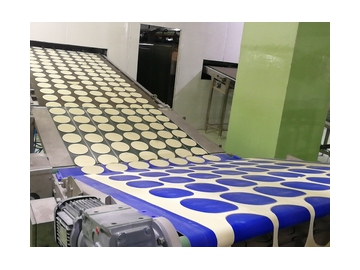Línea de producción de pan plano