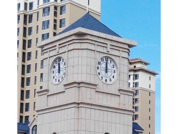 Reloj de Torre Empotrado con Número Árabes