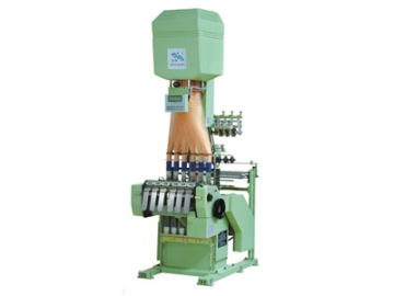 Máquina tejedora de Jacquard KTNF53-6/42-384 (Sistema de tejido de tela estrecha)                Máquina tejedora de Jacquard computarizada