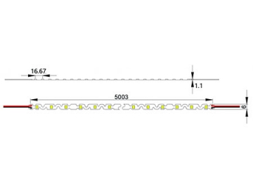 Tira LED blanco SMD2835 (7.2W)