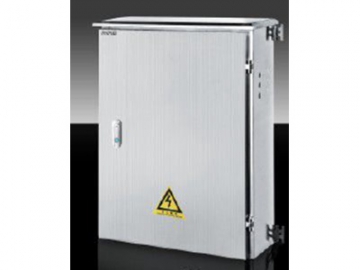Gabinete eléctrico de puerta única (montaje en pared, acero inoxidable 304/316L, IP66)