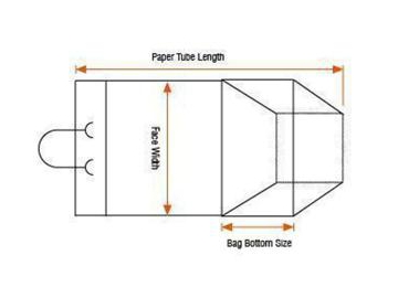 Máquina para fabricar bolsas de papel con manija enrollada automática, tipo alimentación de lámina, SBH35F-HD