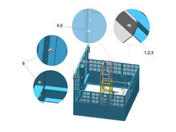 Sistema de accionamiento de ascensor para construcción