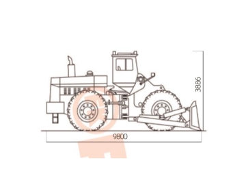 Tractor sobre ruedas, FK14-91200