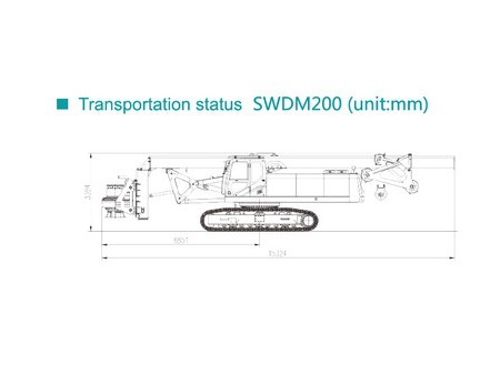 Perforadora Rotatoria, SWDM200; Perforadoras Sobre Orugas
