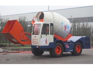 Camión hormigonera de 3.5m³ LYJZY3500, Camión mezclador de concreto