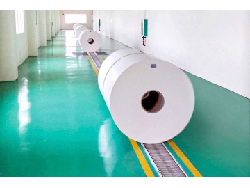 Sistema de manejo de rollos/carretes/bobinas de papel