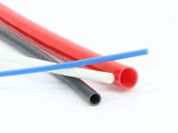 Tubo trenzado de caucho de silicona / Manga de fibra de vidrio recubierta de silicona