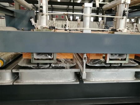 Corrugadora de doble cara para producción de cartón corrugado