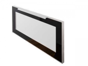 Puerta larga de gabinete de vidrio con marco de aluminio
