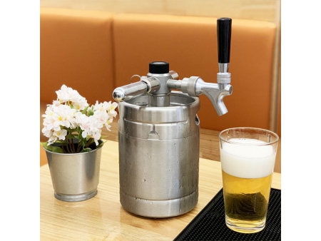 Grifo Dispensador de Cerveza de Acero Inoxidable/Lanza de Cerveza para Mini Keg