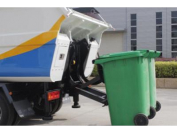 Camión recolector de residuos de carga y descarga automática