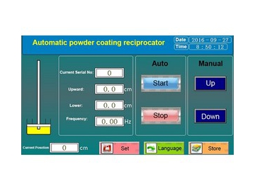 Reciprocador automático con control táctil (PLC) COLO-2200D