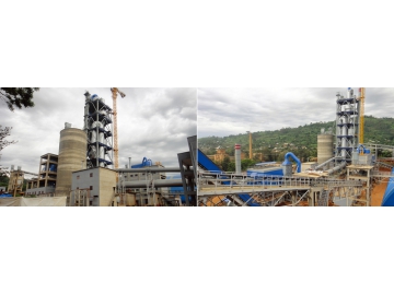 Línea de producción de cemento de 1500 toneladas