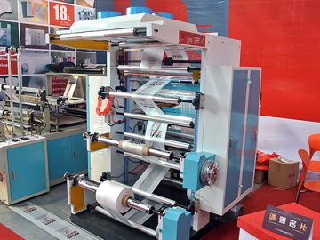 Máquina de impresión flexográfica de tipografía de 2-colores