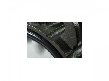 Válvula mariposa de asiento elástico tipo wafer RBV010