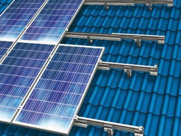 Riel de conexión para panel solar