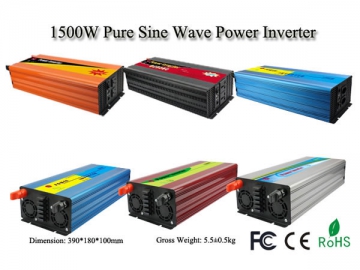 Inversor de onda senoidal pura de 1500 Watt 12V DC