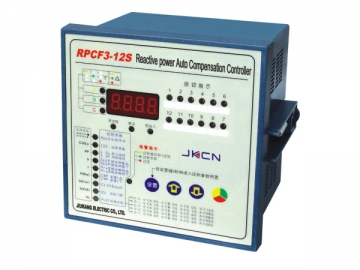 Controlador de compensación de potencia reactiva trifásica automático Serie RPCF3